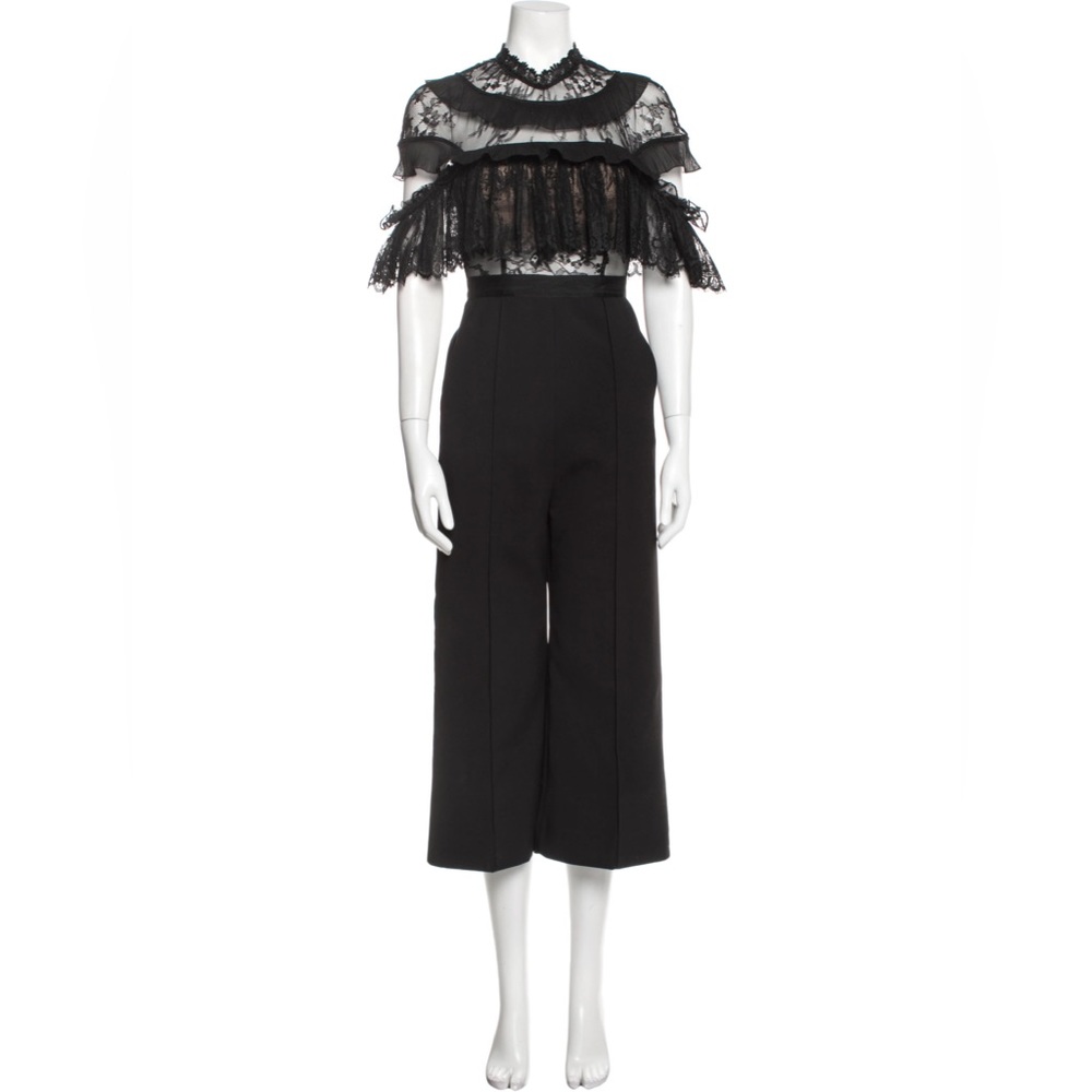 Black Self-Portrait Jumpsuit XS
